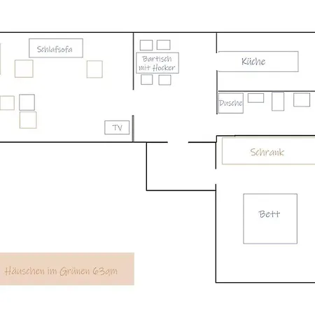 Apartamento Häuschen Im Grünen Heringsdorf (Usedom)